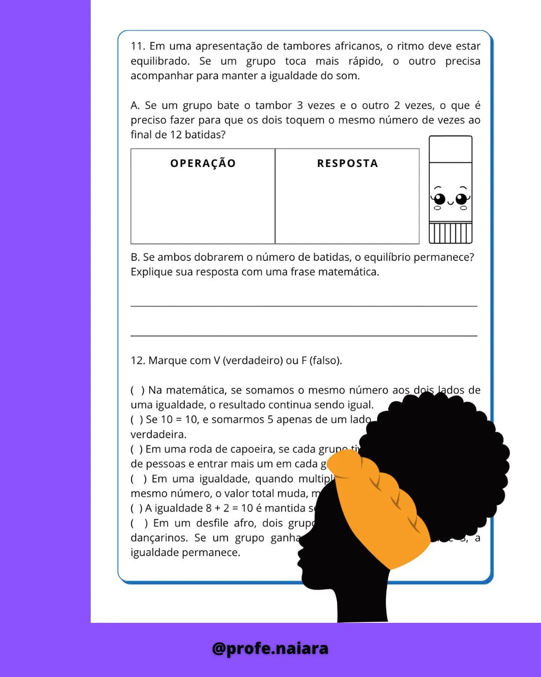 Sequência de atividades Consciência negra matemática 5° ano - Imagem 9