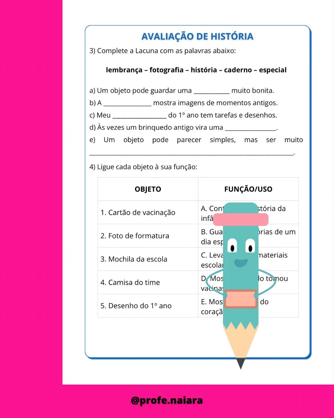 Avaliações 2° ano - 4° bimestre - Imagem 4