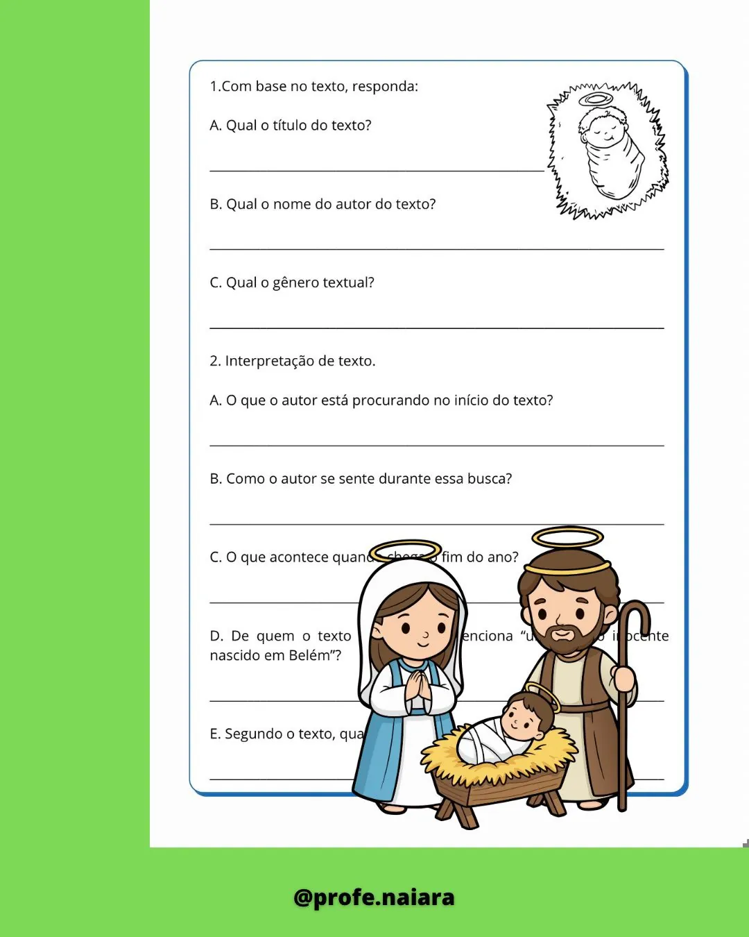 Sequência de atividades - O verdadeiro Natal - 4° ano - Imagem 6