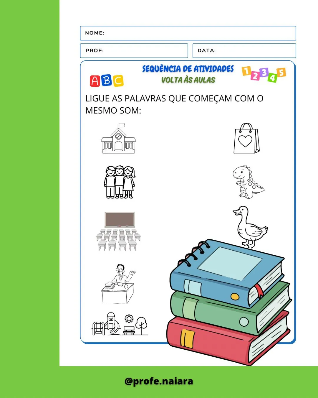 Sequência de Atividades Volta às aulas 1° ano - Imagem 7