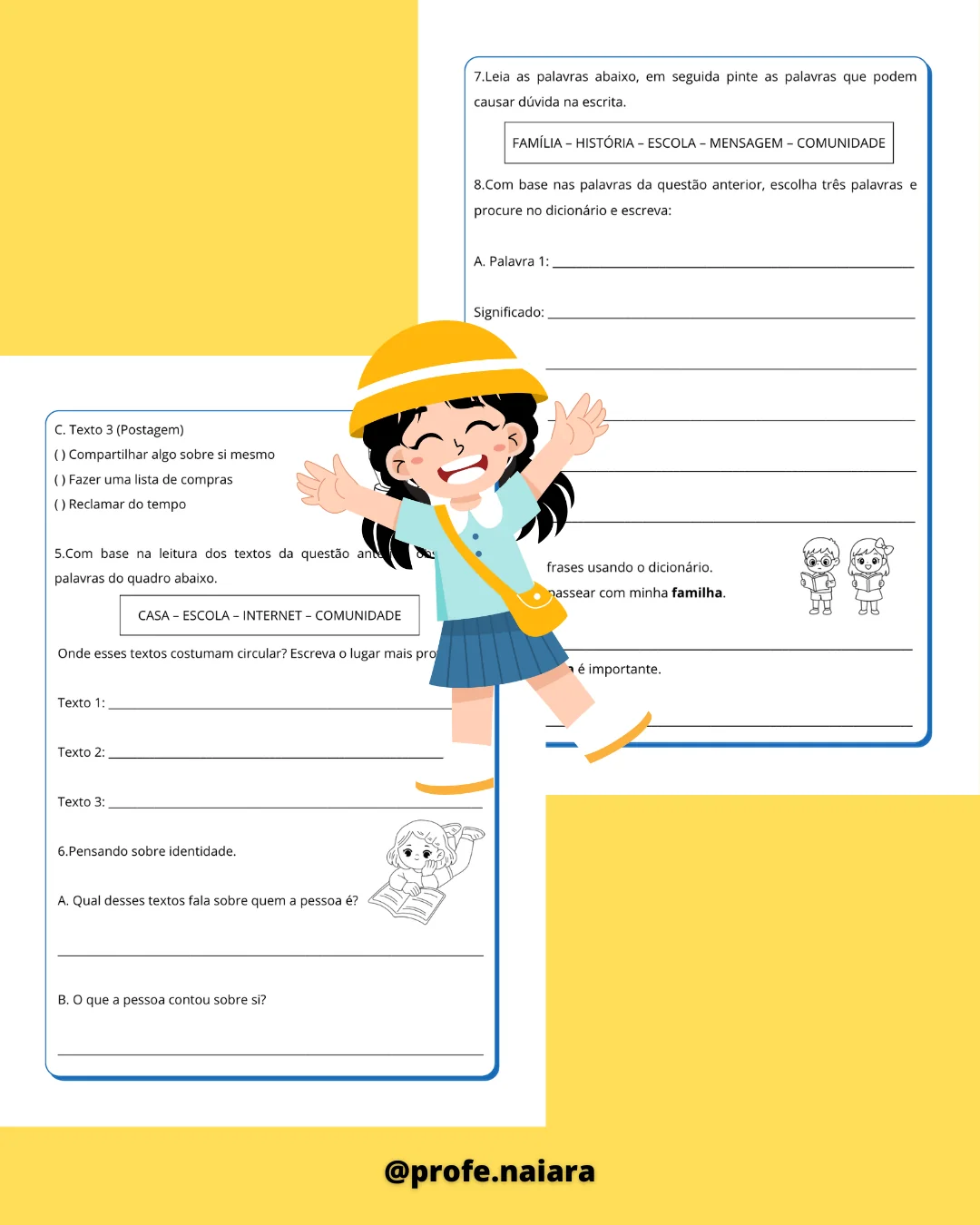 Sequência de atividades: Identidade 3° ano - Imagem 9