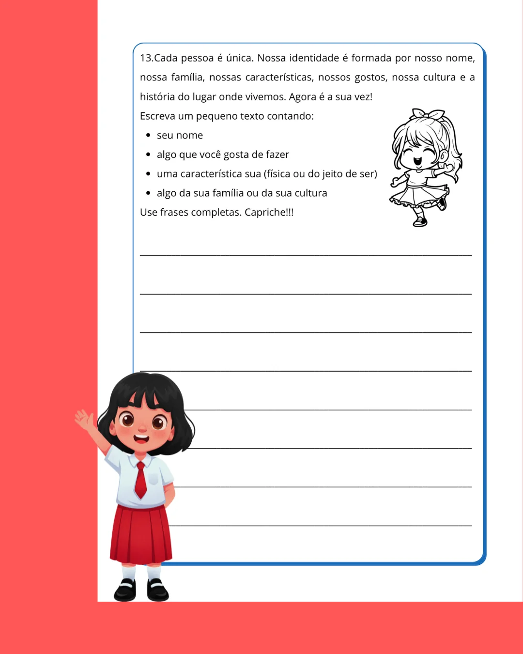 Sequência de atividades: Identidade 4° ano  - Imagem 9