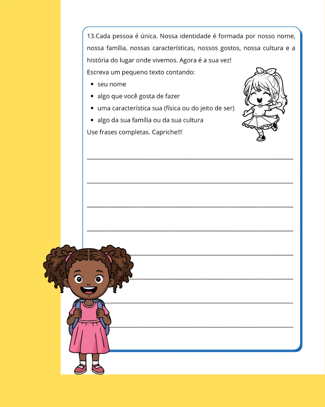 Sequência de atividades: Identidade 3° ano - Imagem 2