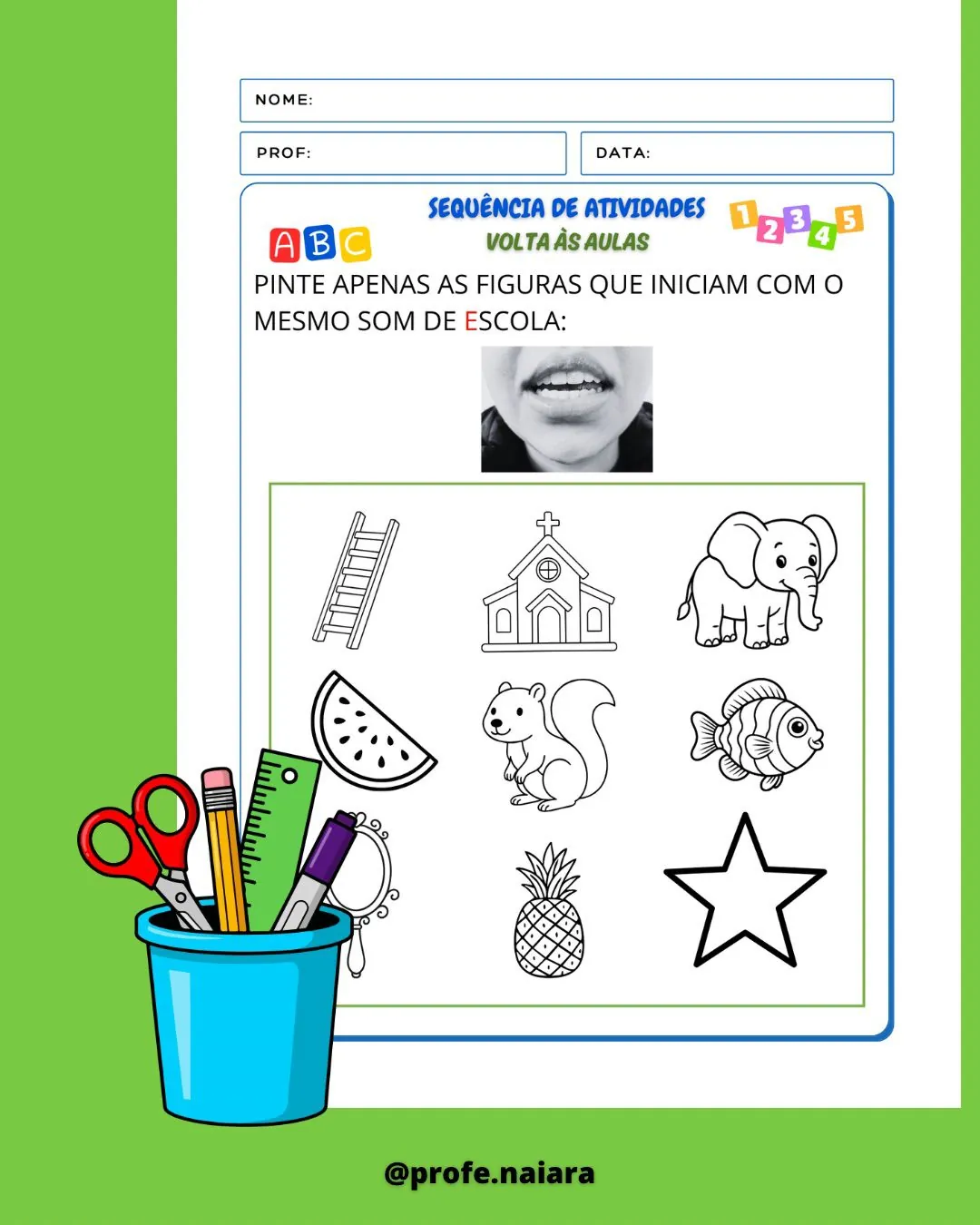 Sequência de Atividades Volta às aulas 1° ano - Imagem 9
