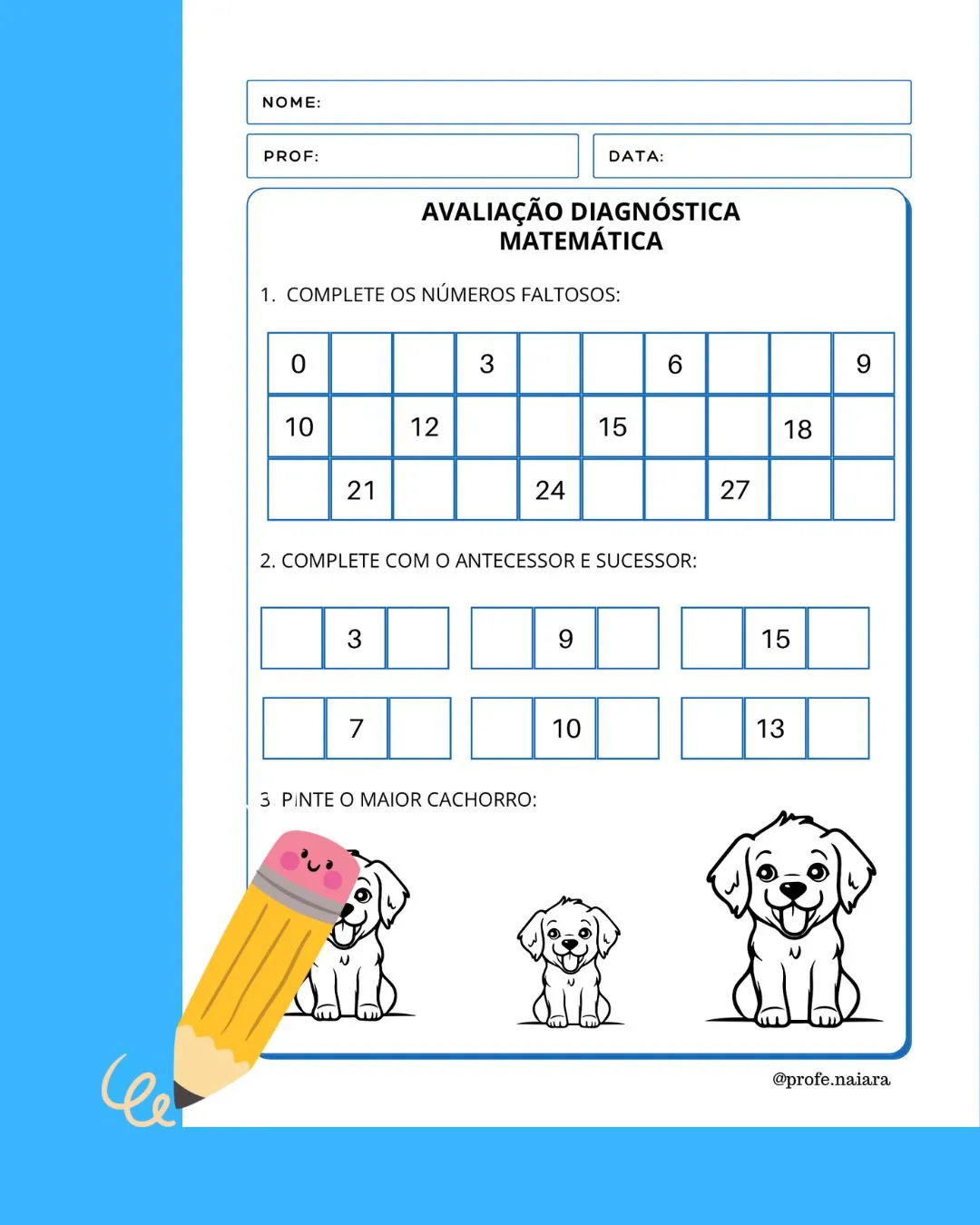 Diagnóstico inicial  1º ano - Imagem 2