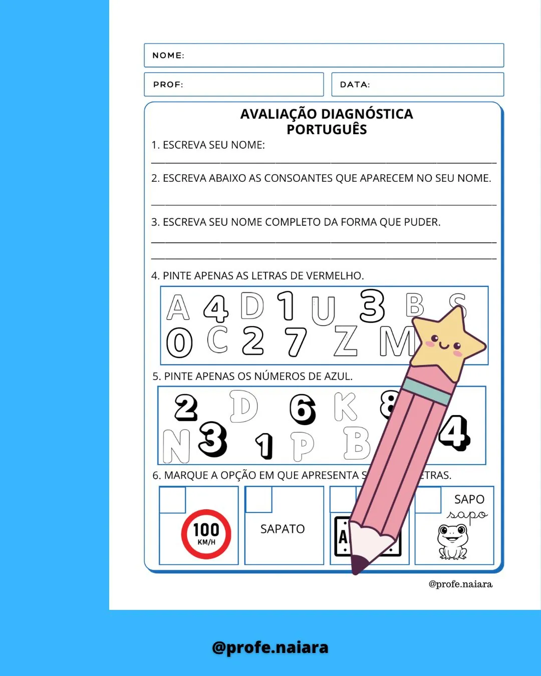 Diagnóstico inicial  1º ano - Imagem 7
