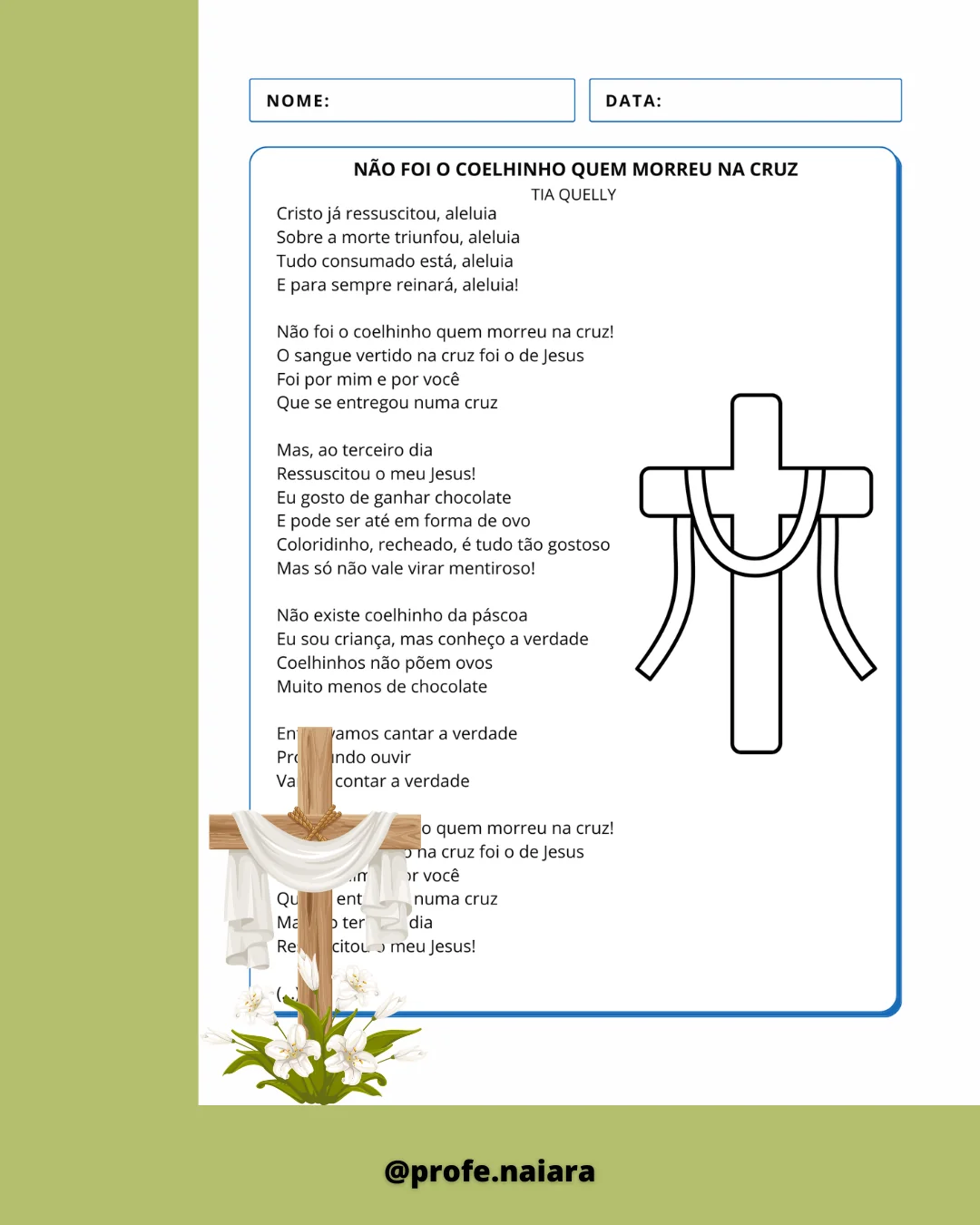 Sequência de Atividades: Páscoa 3° ano - Imagem 13