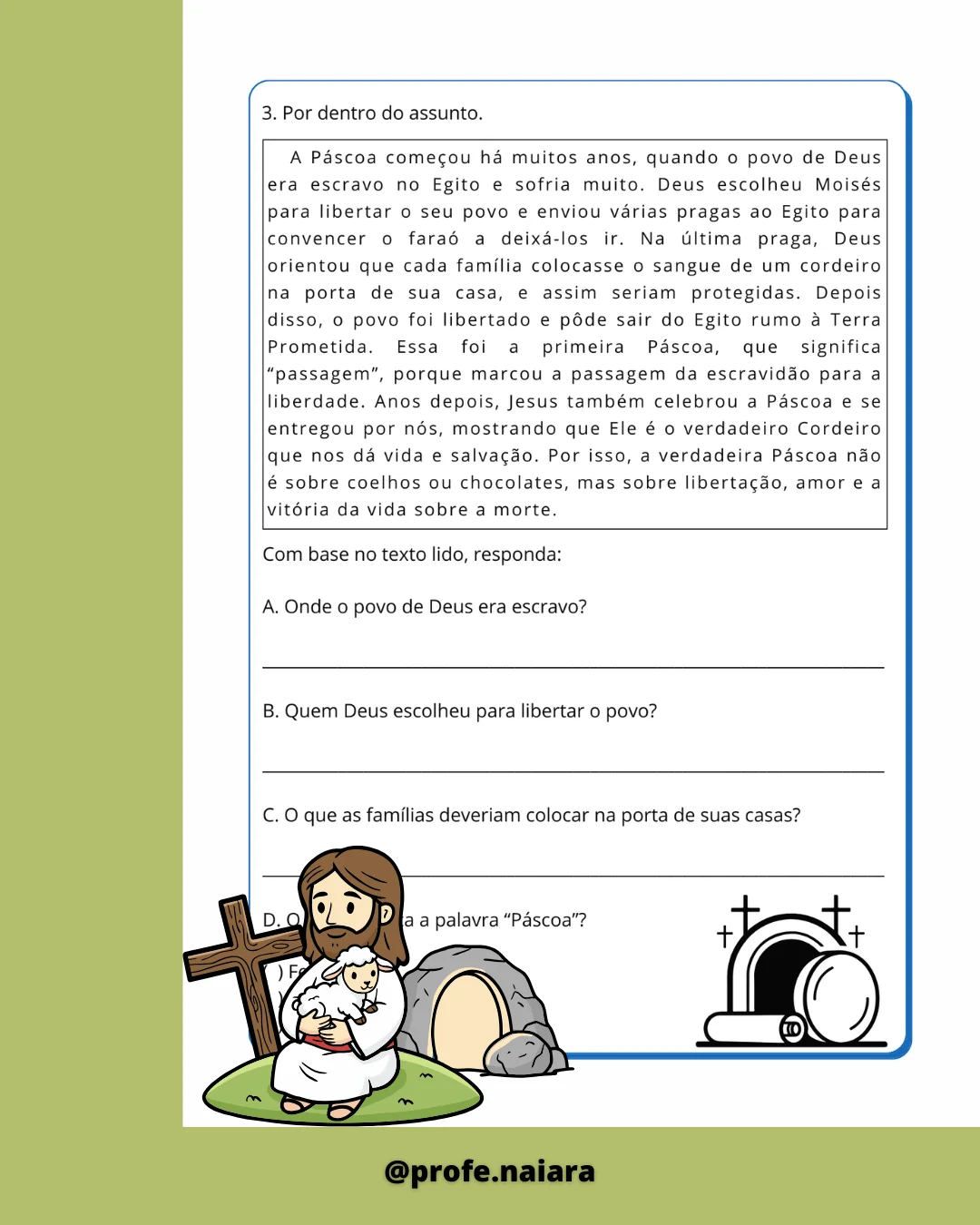 Sequência de Atividades: Páscoa 3° ano - Imagem 3