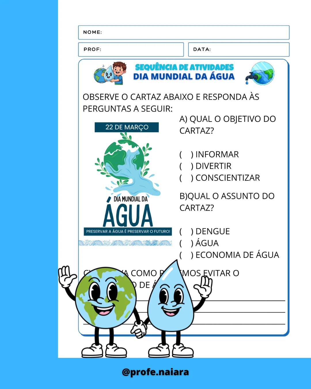 Sequência de Atividades Água 2° ano - Imagem 10