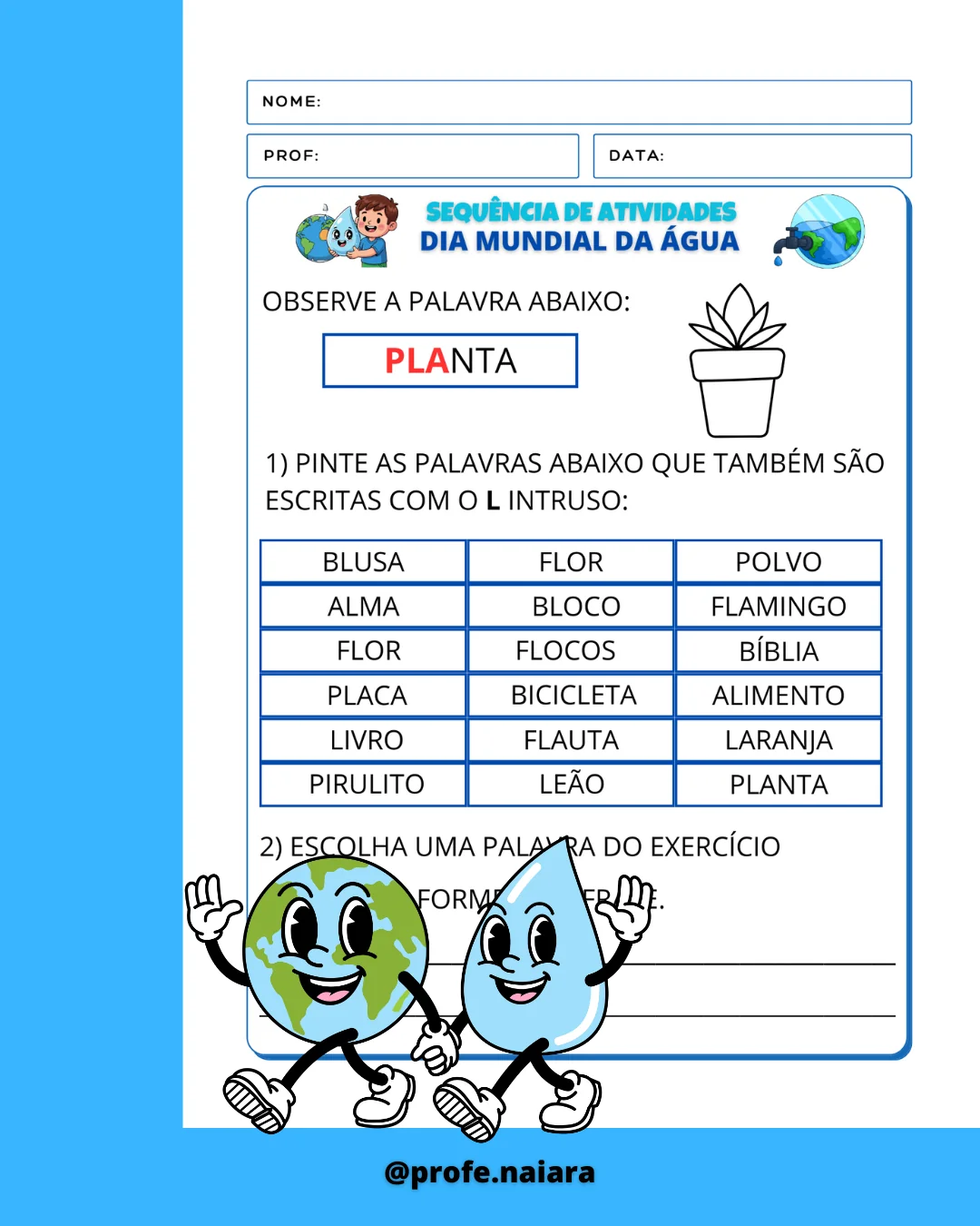 Sequência de Atividades Água 2° ano - Imagem 3