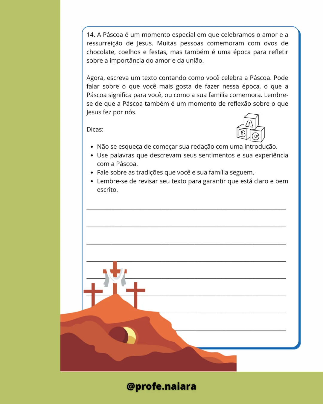 Sequência de Atividades: Páscoa 3° ano - Imagem 9