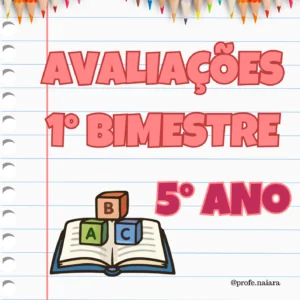 Avaliações 5° ano / 1° Bimestre - 2026